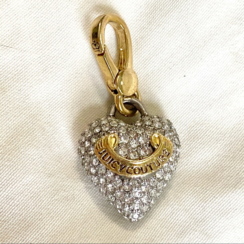 Juicy Couture Crystal Heart Charm